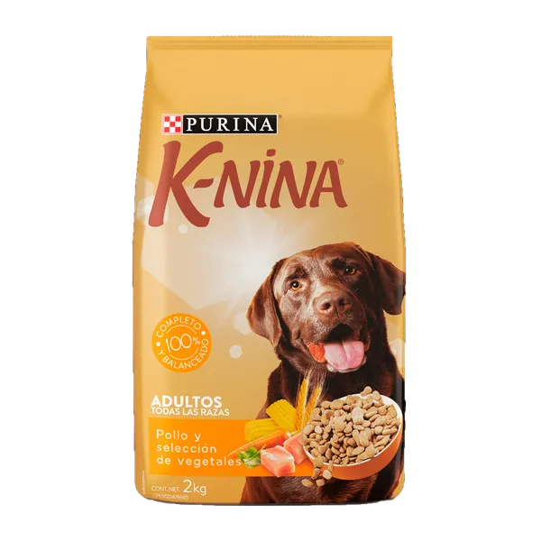 Alimento para Perros K-Nina Purina Adulto Pollo Vegetales 2kg